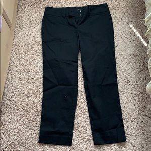 Ann Taylor Straight Crop Pant 0P